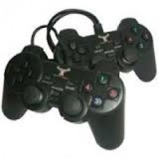 Gamepad Double Getar Hitam