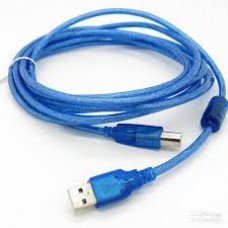 Cable USB Printer 2.0 Transparant 3M