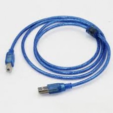 Cable USB Printer 2.0 Transparant 5M