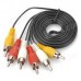 Cable Audio RCA-3 Male To RCA-3 Male 1.5M Cable Audio RCA-3 Male To RCA-3 Male 1.5M