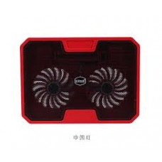 Cooling Pad Jaring Aluminium Double Fan