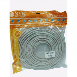 CABLE UTP LAN CAT 6 30M PATCH CORD NYK