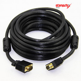 CABLE VGA MALE-MALE (GOLD PLATED) HQ 10 METER