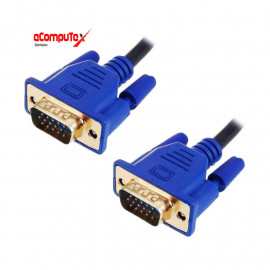 CABLE VGA MALE-MALE (GOLD PLATED) HQ 1.5 M