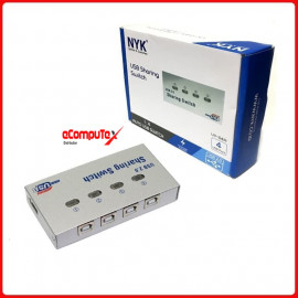 USB DATA SWITCH AUTO 1 TO 4 NYK USB PRINTER