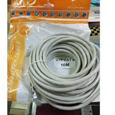CABLE UTP LAN CAT 6 10M PATCH CORD NYK