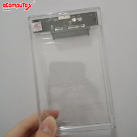 EXTERNAL CASE HDD 3.0 TRANSPARAN  2.5" R-ONE