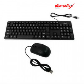 KEYBOARD + MOUSE USB COMBO SLIM M-TECH