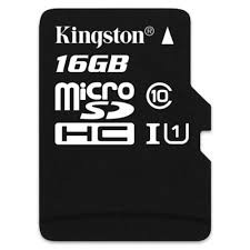 MICRO SD KINGSTON CANVAS 16GB CLASS 10