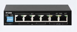 POE SWITCH HUB D-LINK DES-F1006P-E 4 PORT