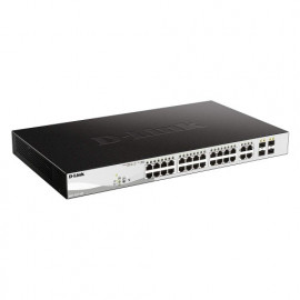 POE SWITCH HUB D-LINK DGS-1210 28P 24 PORT