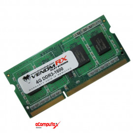 SODIMM VENOM RX DDR3 4GB PC1600