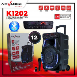 SPEAKER BLUETOOTH +MIC +REMOTE +EQ  ADVANCE K-1202