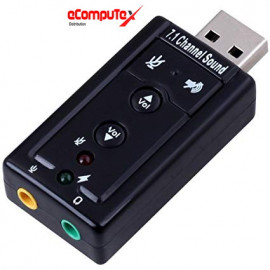 USB SOUND CARD 3D 7.1 CONVERTER PCI SOUND AUDIO CARD, AUDIO USB